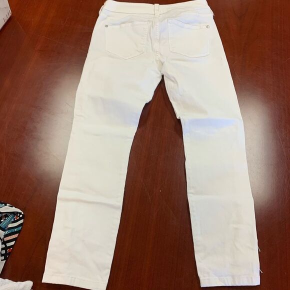 Pilcro and the Letterpress White Ankle Tie Jeans - Picture 6 of 6